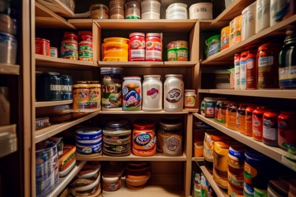 Prepper food storage with FEFO rotation tracking and expiration alerts