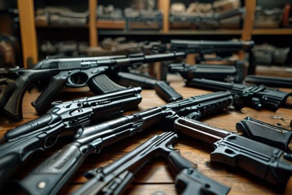 Complete firearm inventory for insurance claims with serial numbers and photos