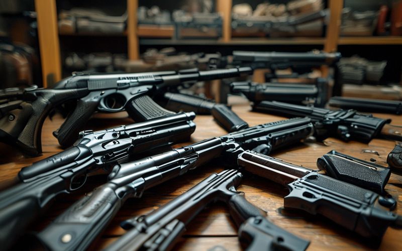 Complete firearm inventory for insurance claims with serial numbers and photos