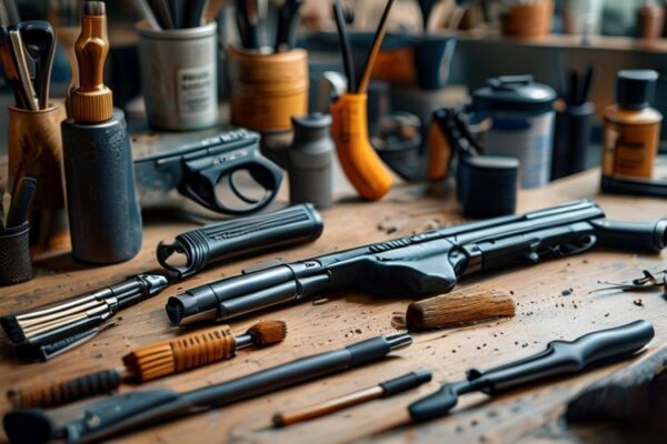 Firearm maintenance schedule tracker with automated round count alerts